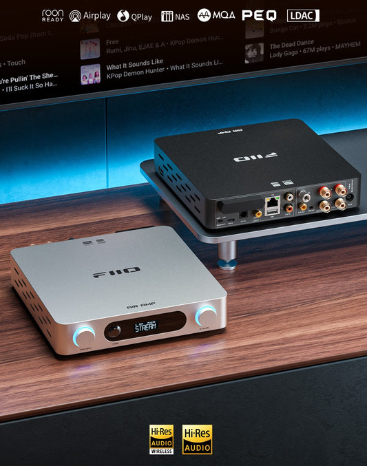 FiiO Air Amp, Streaming integrated amplifier with airplay