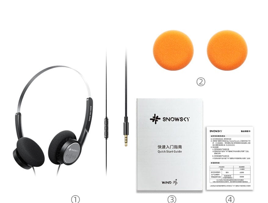 Snowsky Headphone Snowsky Wind Retro On Ear Headphones