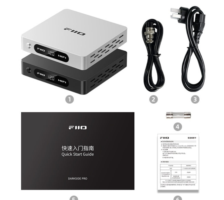 FiiO Darkside Pro accessories