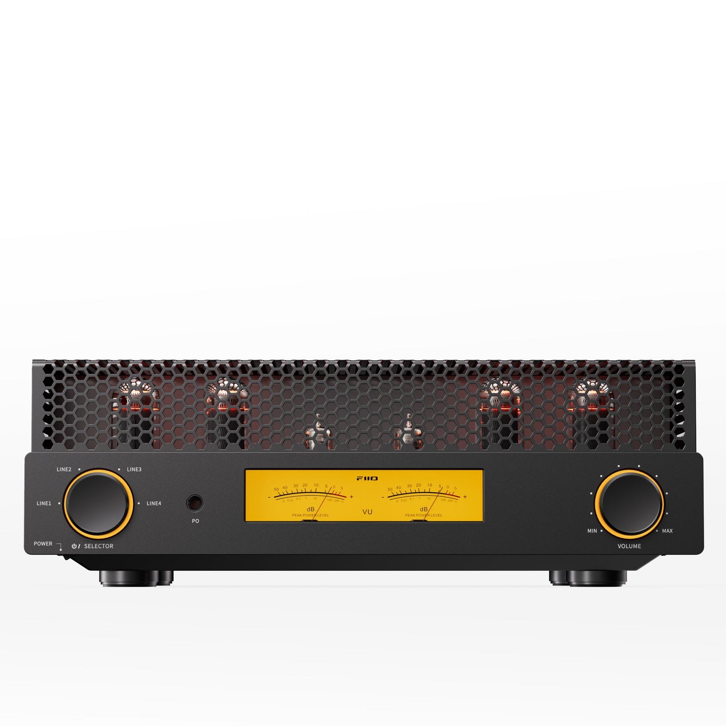 FiiO EA13 tube amplifier with vu meters, black, Canada