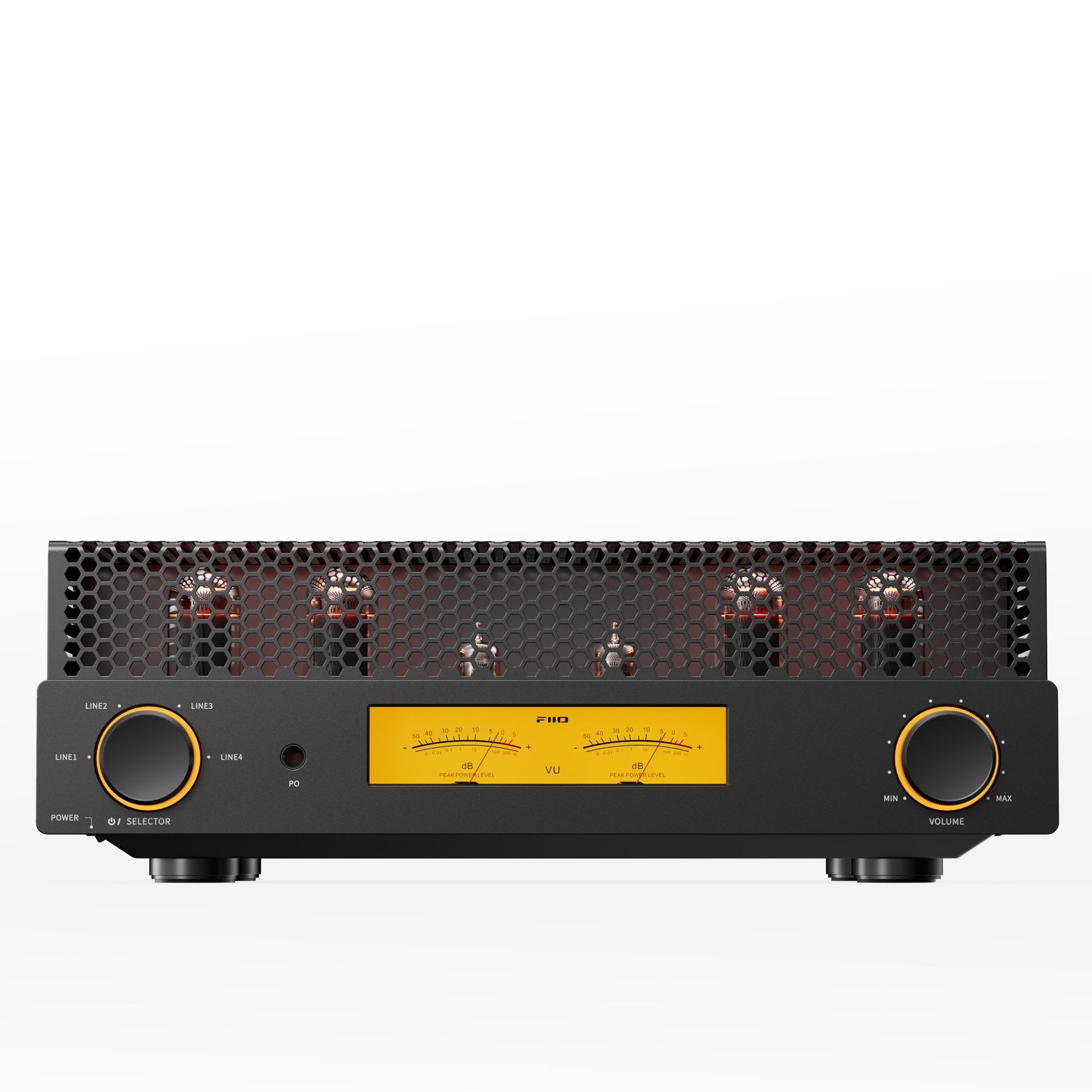 FiiO EA13 tube amplifier with vu meters, black, Canada
