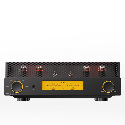 FiiO EA13 tube amplifier with vu meters, black, Canada