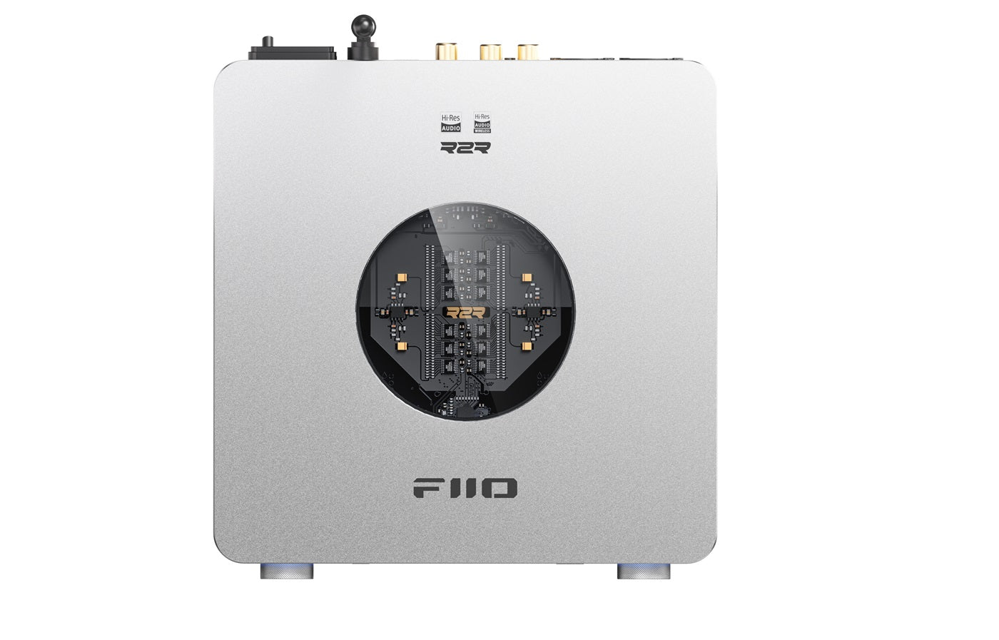 Fiio K13 R2R DAC window on top panel