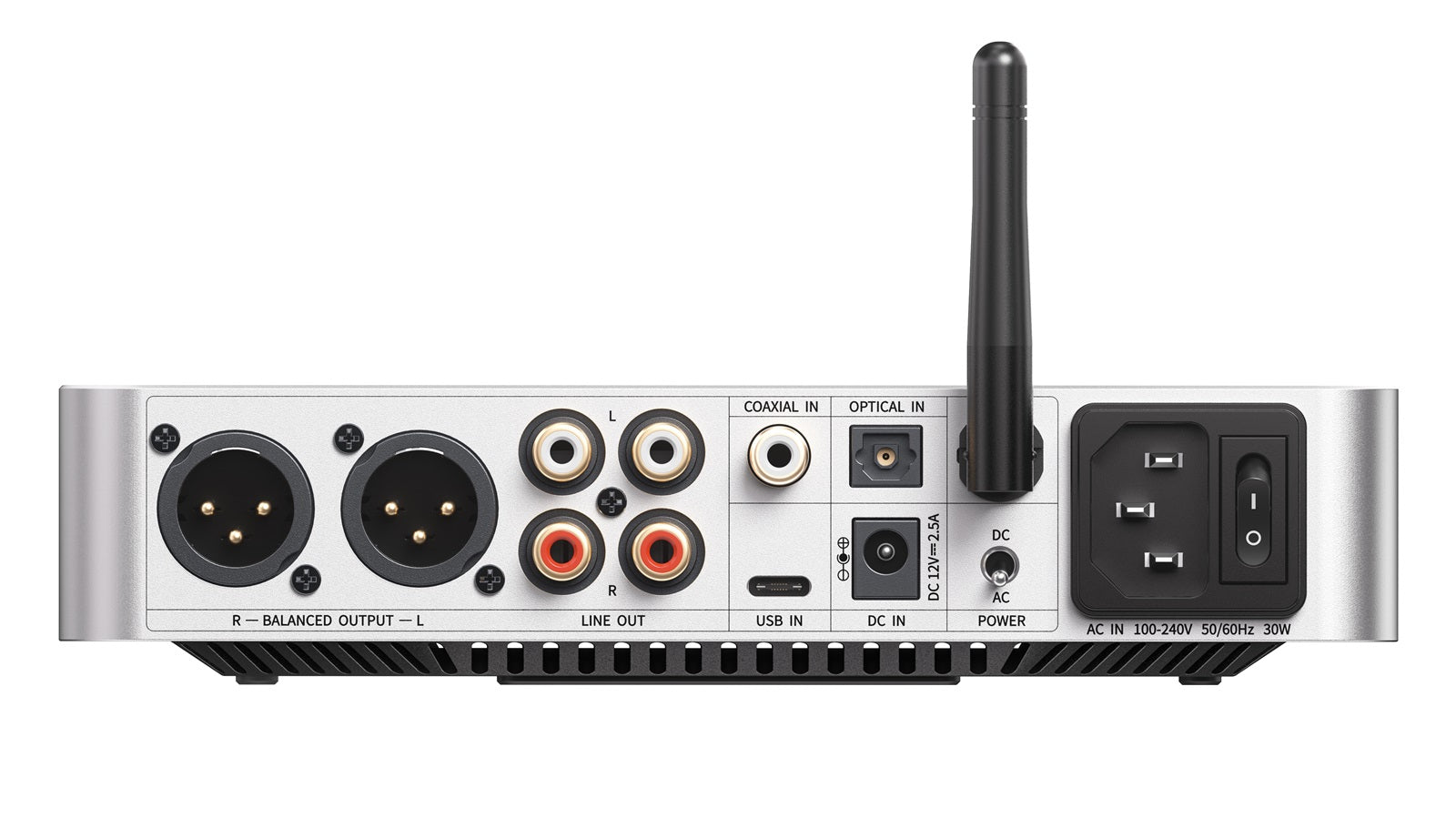 FiiO K13 rear connection panel