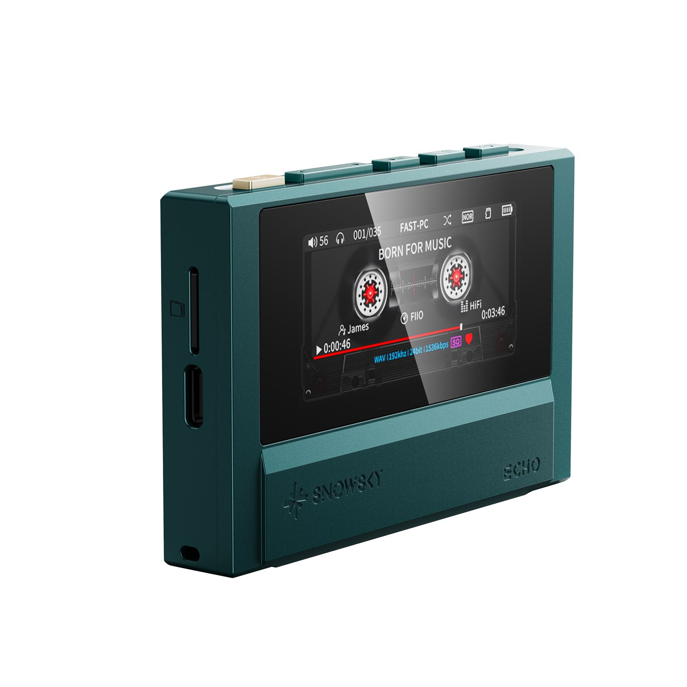 FiiO Snowsky Echo Green side