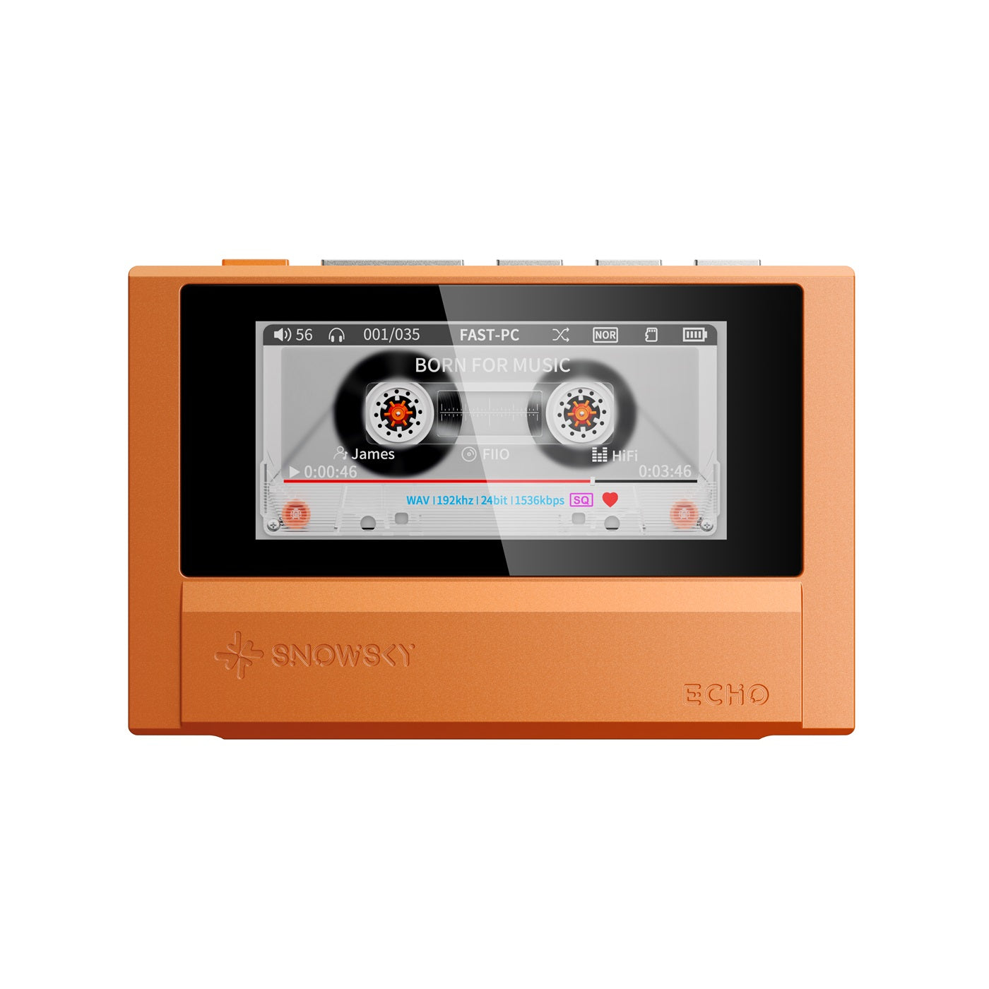 Fiio snowsky echo orange screen