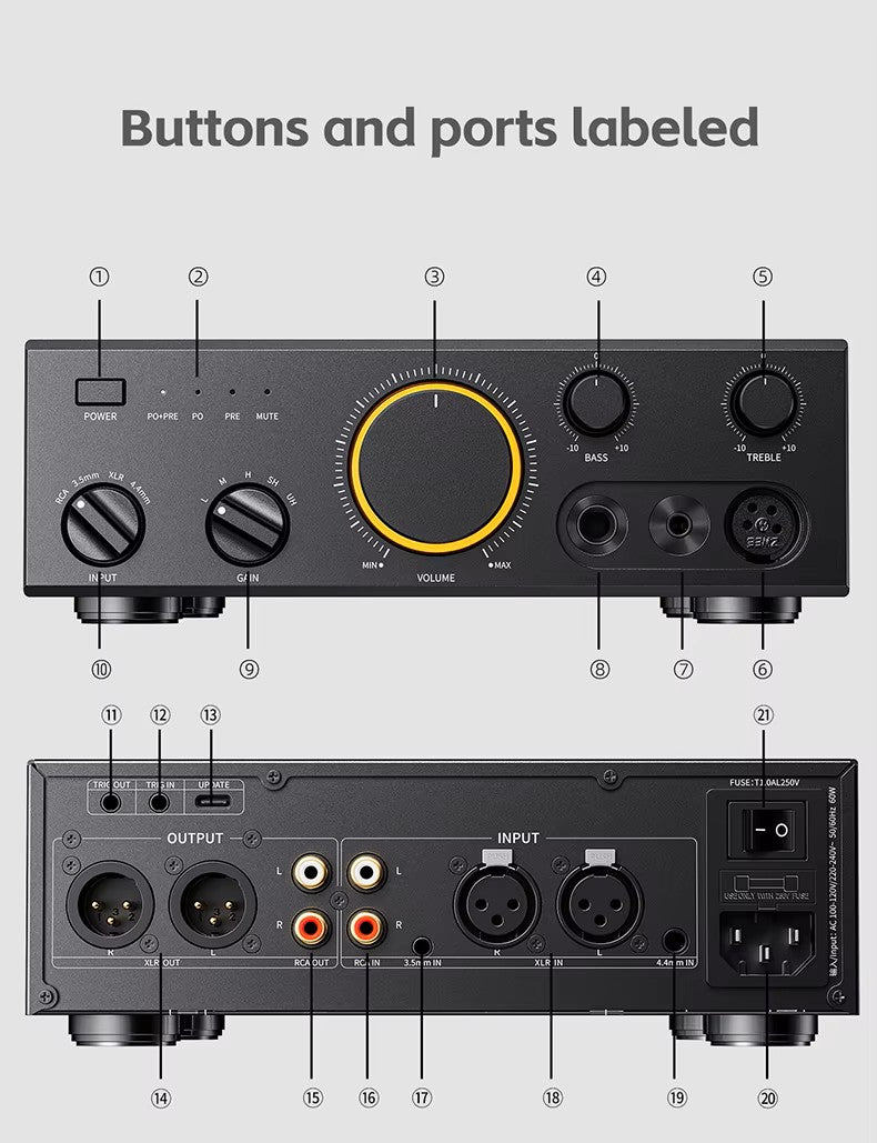 FiiO Class A menu