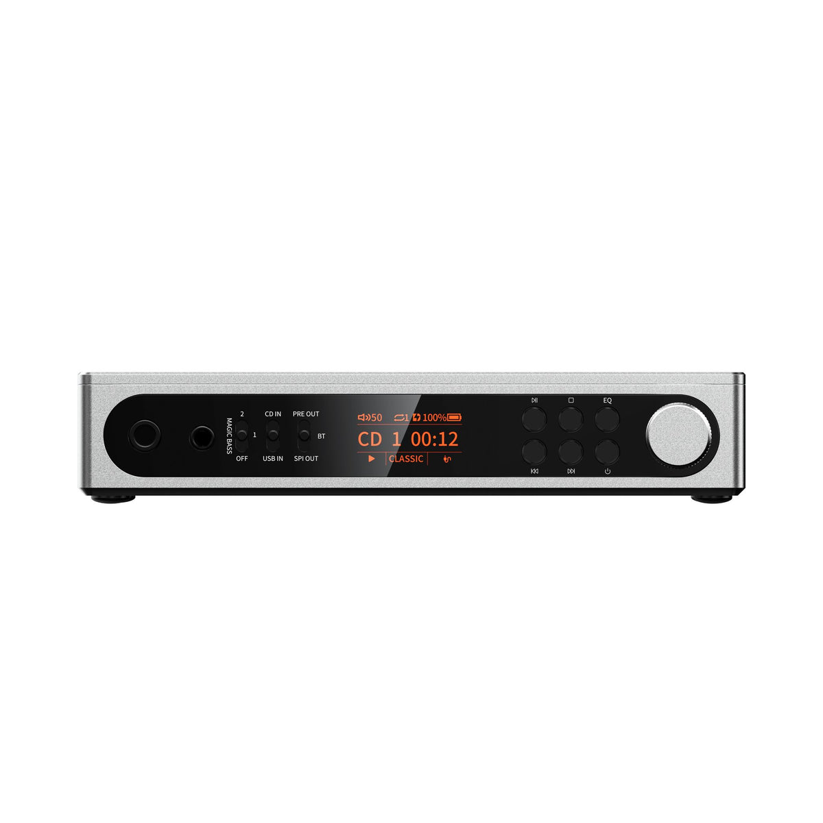 FiiO DM15 akm silver front cd player
