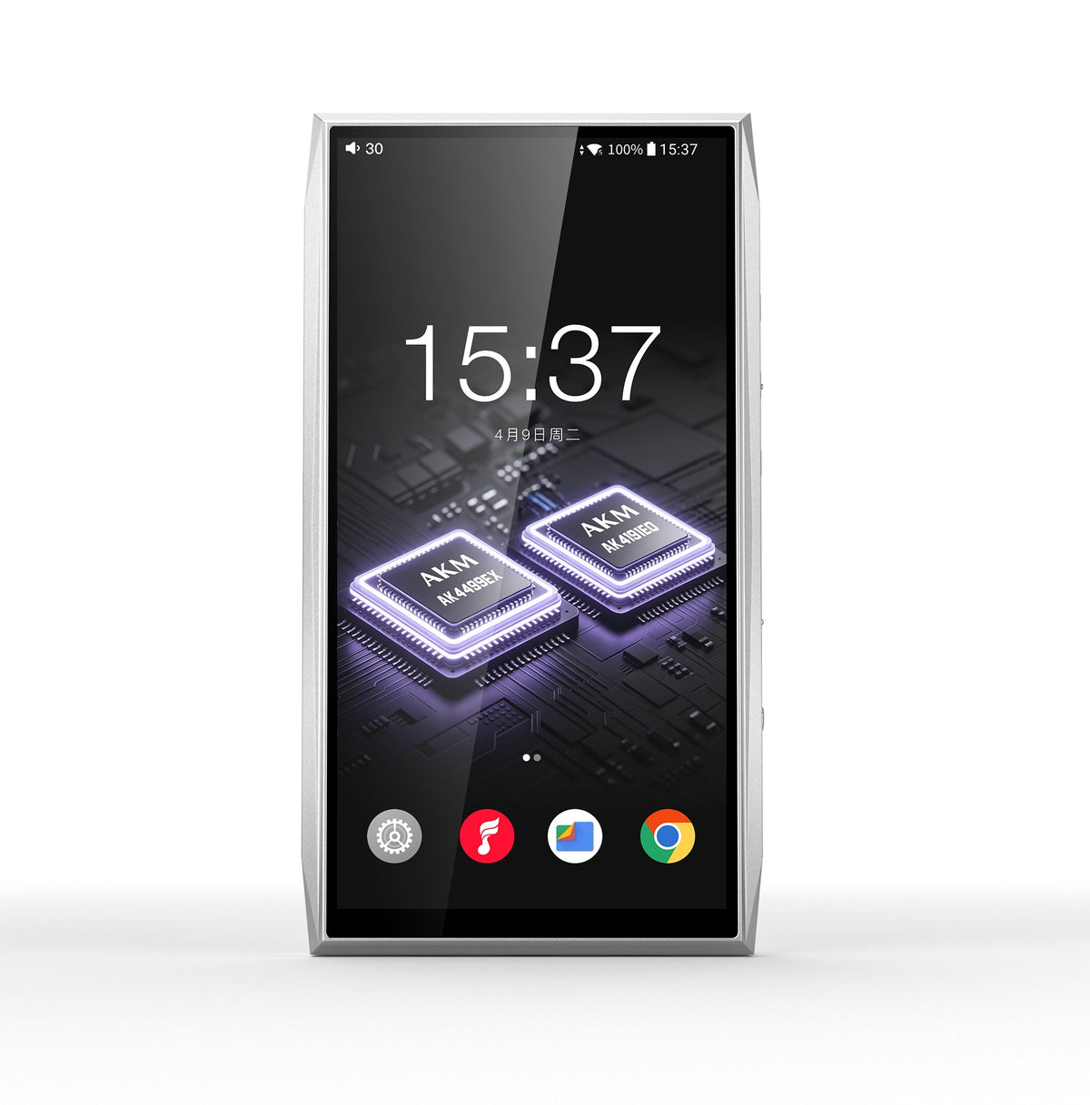 FiiO M25 Silver front view