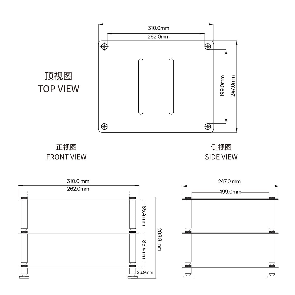 FiiO Rack measurements