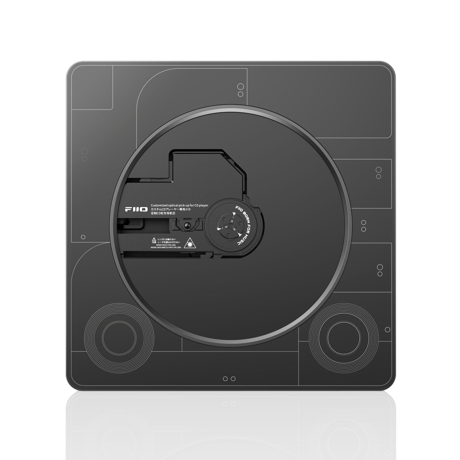 Snowsky Beatbox black cd player speaker, fm radio
