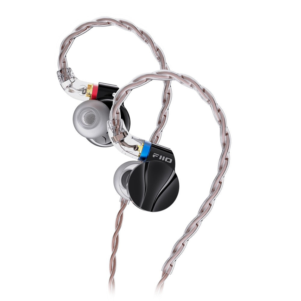 FiiO FD15 Dynamic Driver In Ear Monitors with Silver Plated MMCX Cable