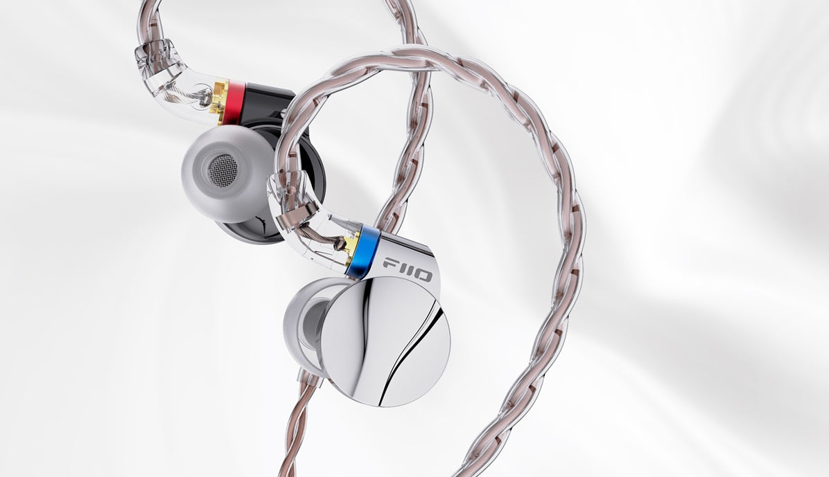 FiiO FD15 Dynamic Driver In Ear Monitors with Silver Plated MMCX Cable