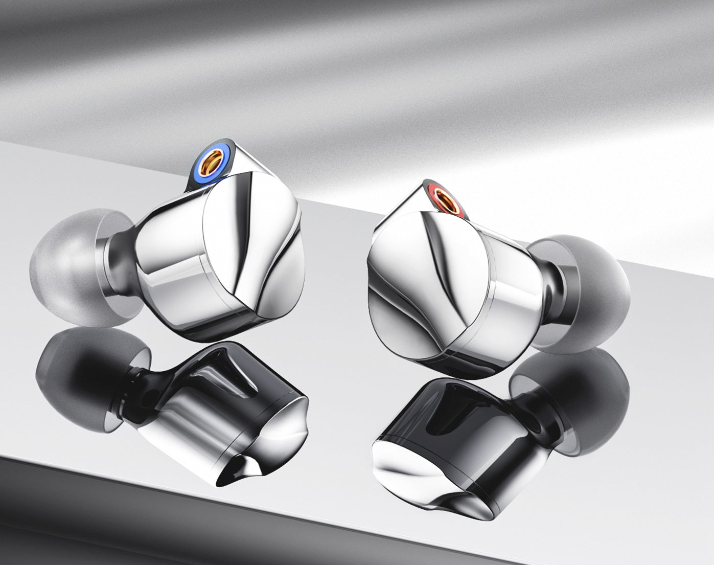 FiiO FD15 Dynamic Driver In Ear Monitors with Silver Plated MMCX Cable