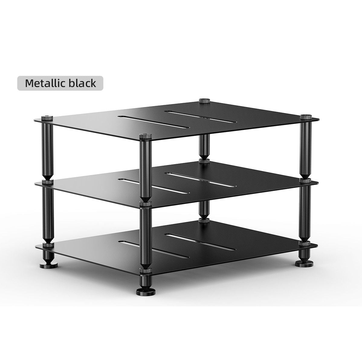 FiiO Rack, black desktop rack for dacs and headphone amps