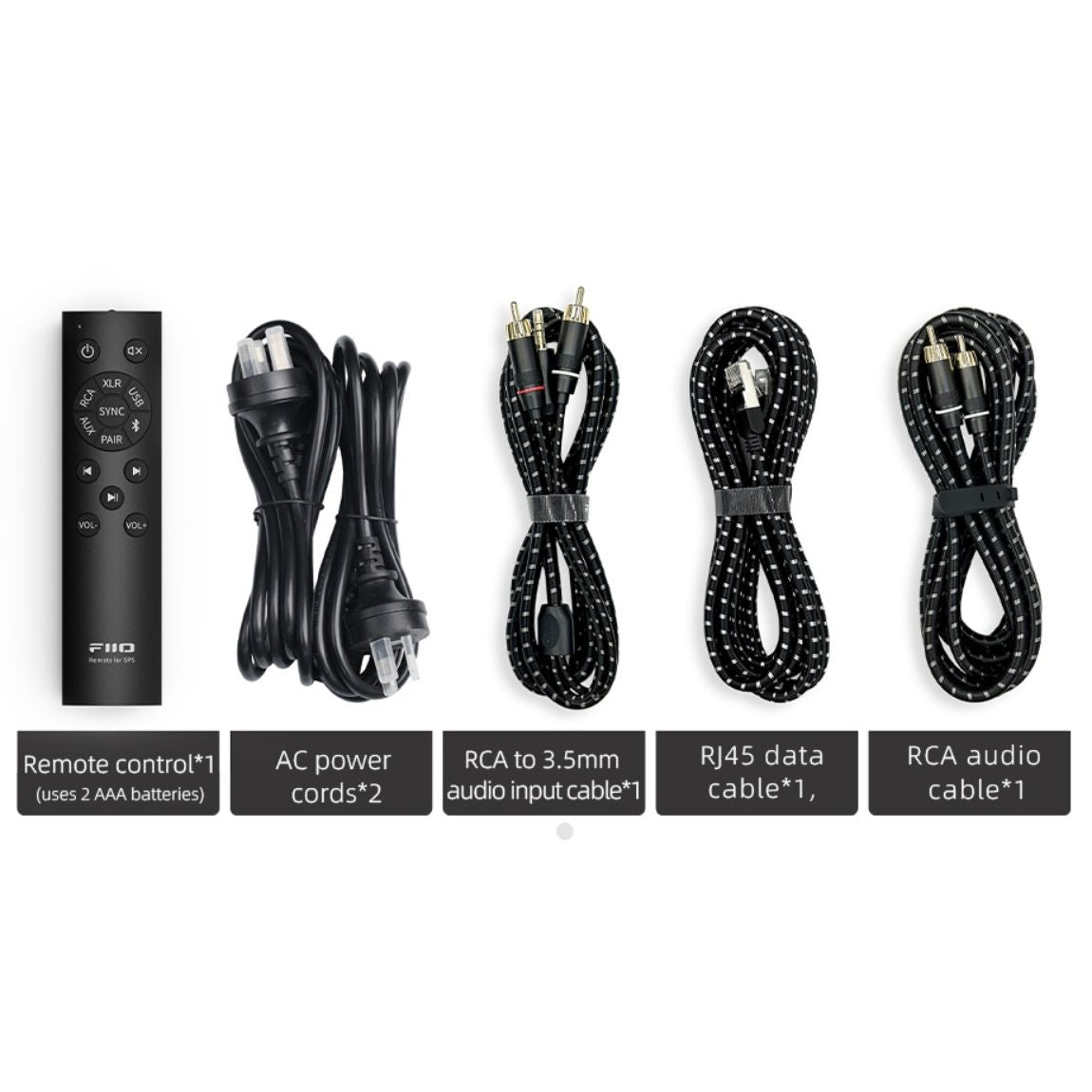 FiiO SP5 accessories included
