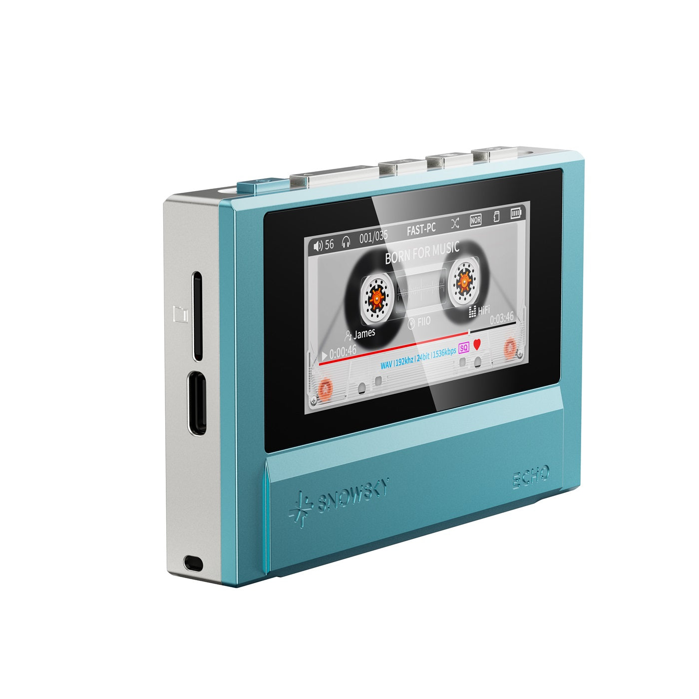 Fiio Snowsky echo blue portable high res music player