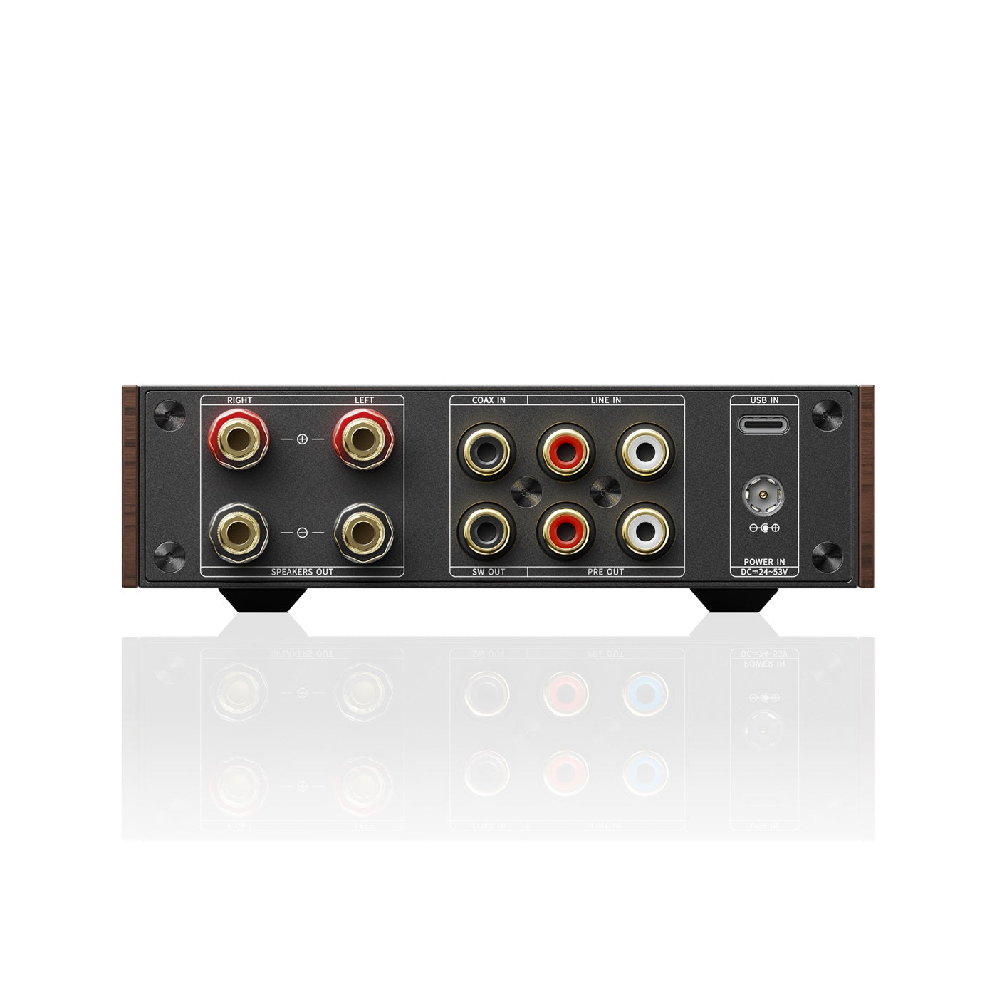 FIiO Jade Audio Level 1 speaker amp rear black