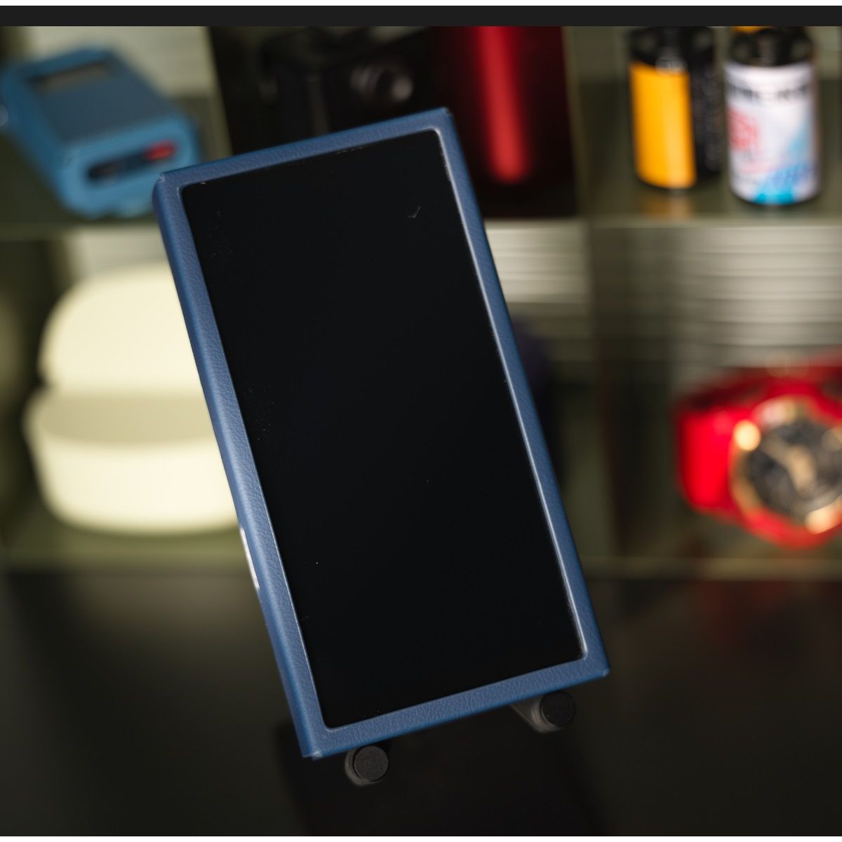 Fiio M33 R2R blue leather case included
