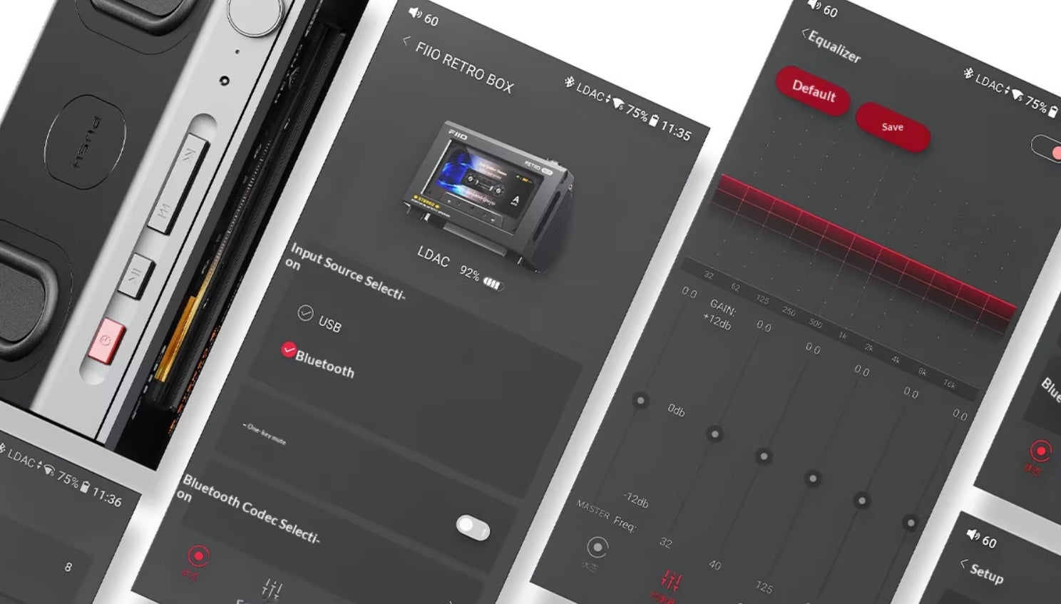 FiiO Retro Box speaker app with EQ