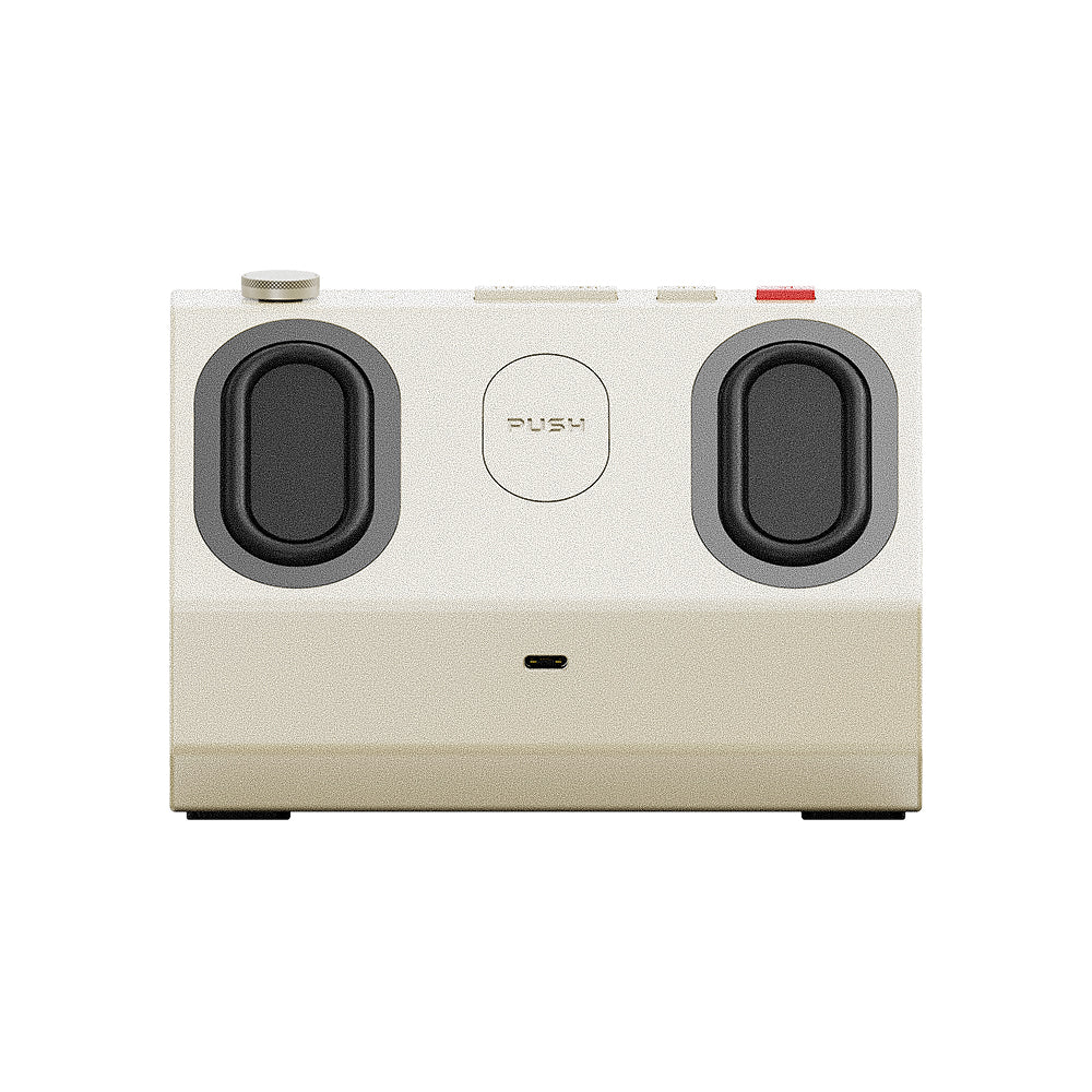 Fiio retro box bluetooth speaker white