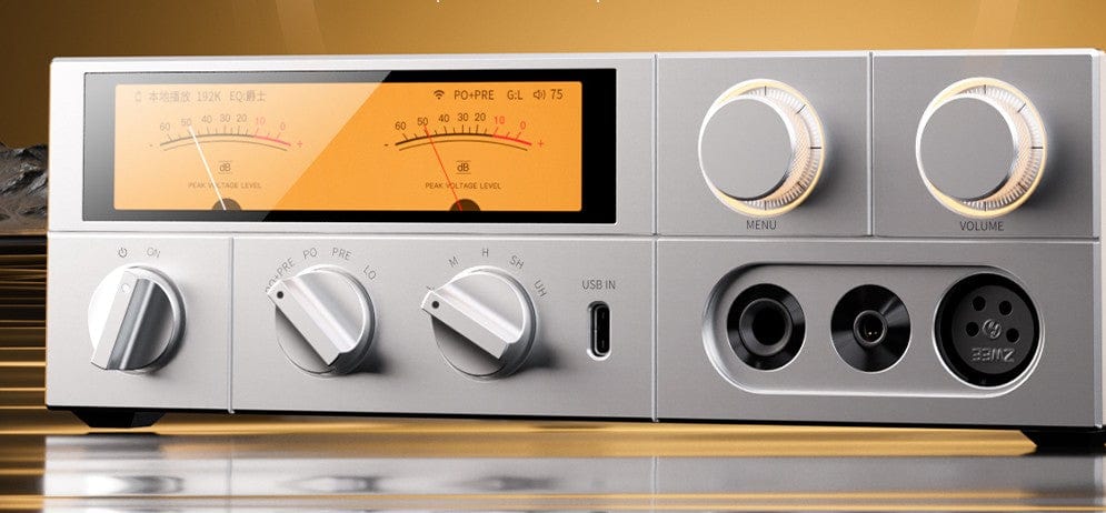 FiiO Dac FiiO K15 with VU meters display