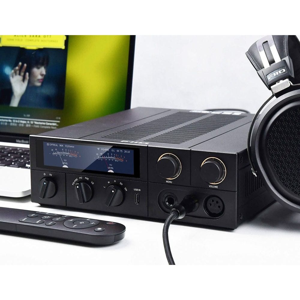 FiiO K17 Desktop DAC Headphone Amp with VU Meters | FiiO Canada