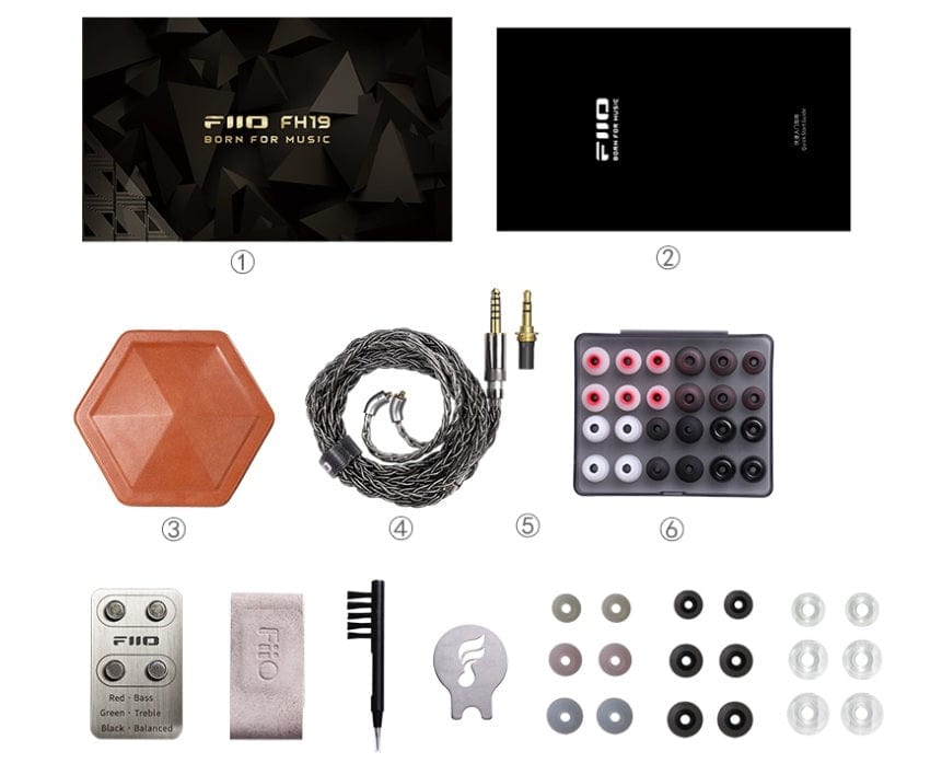 FiiO Earphones FiiO FH19 IEM