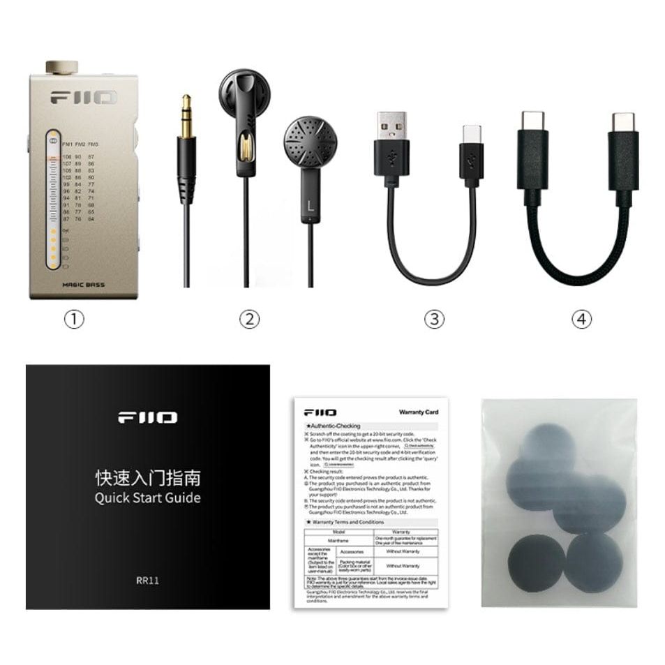 FiiO Retro FiiO RR11 Portable FM Radio